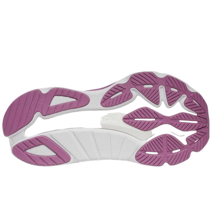 Saucony Women's Hurricane 24 Sneaker, Flint/Viola, Wide - Ndoros