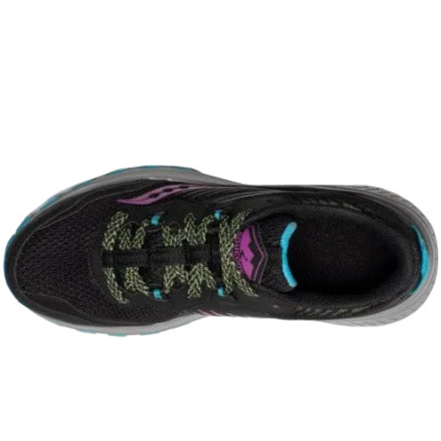 Saucony Women's Excursion TR15 Trail Running Shoe, Black/raz/Lime - Ndoros