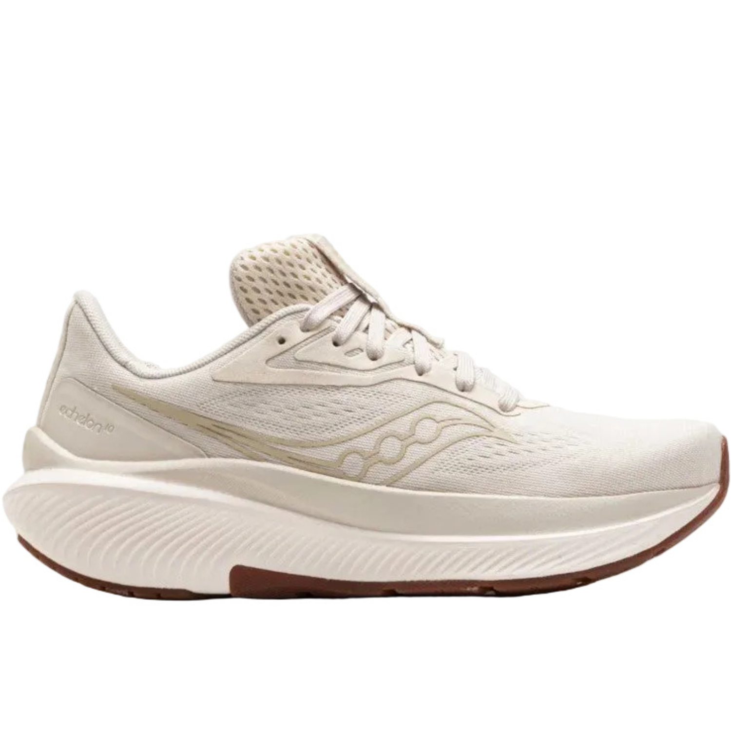 Saucony Women's Echelon 10 Sneaker, Rye/Gum, Wide - Ndoros