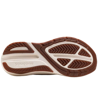 Saucony Women's Echelon 10 Sneaker, Rye/Gum, Wide - Ndoros