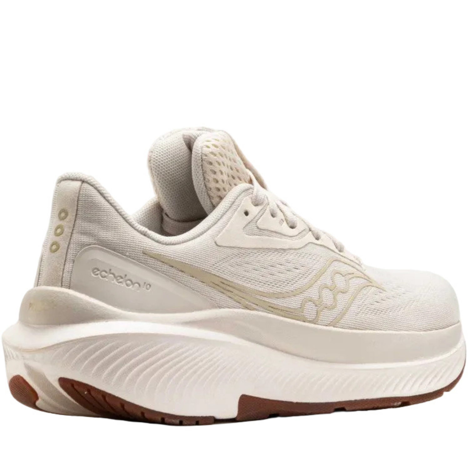 Saucony Women's Echelon 10 Sneaker, Rye/Gum, Wide - Ndoros