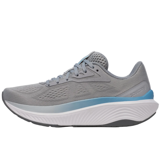 Saucony Women's Echelon 10 Sneaker, Flint/Breeze, Wide - Ndoros