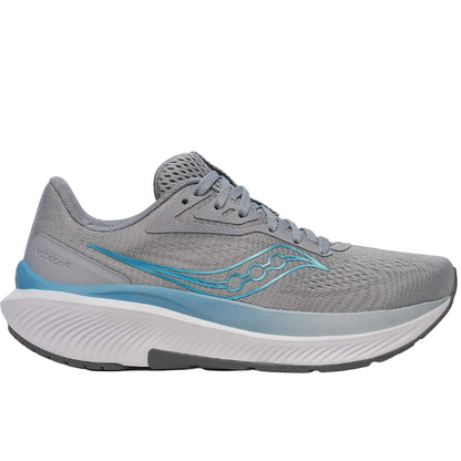 Saucony Women's Echelon 10 Sneaker, Flint/Breeze, Wide - Ndoros