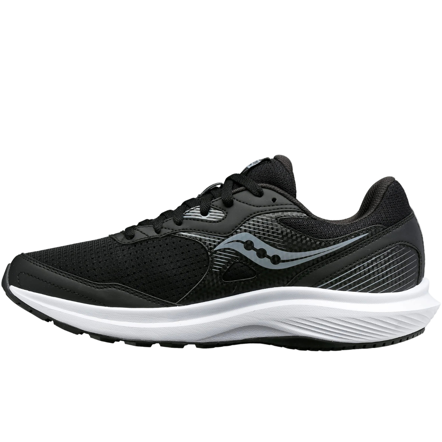 Saucony Men's Cohesion 16, Black/White - Ndoros