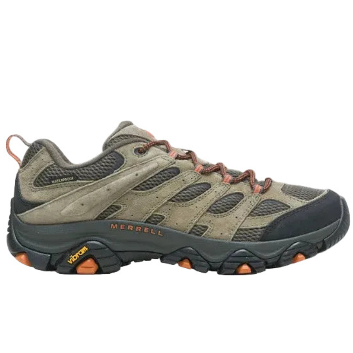 Merrell Moab 3 Men's Water Proof Hiking Shoes, Olive - Ndoros