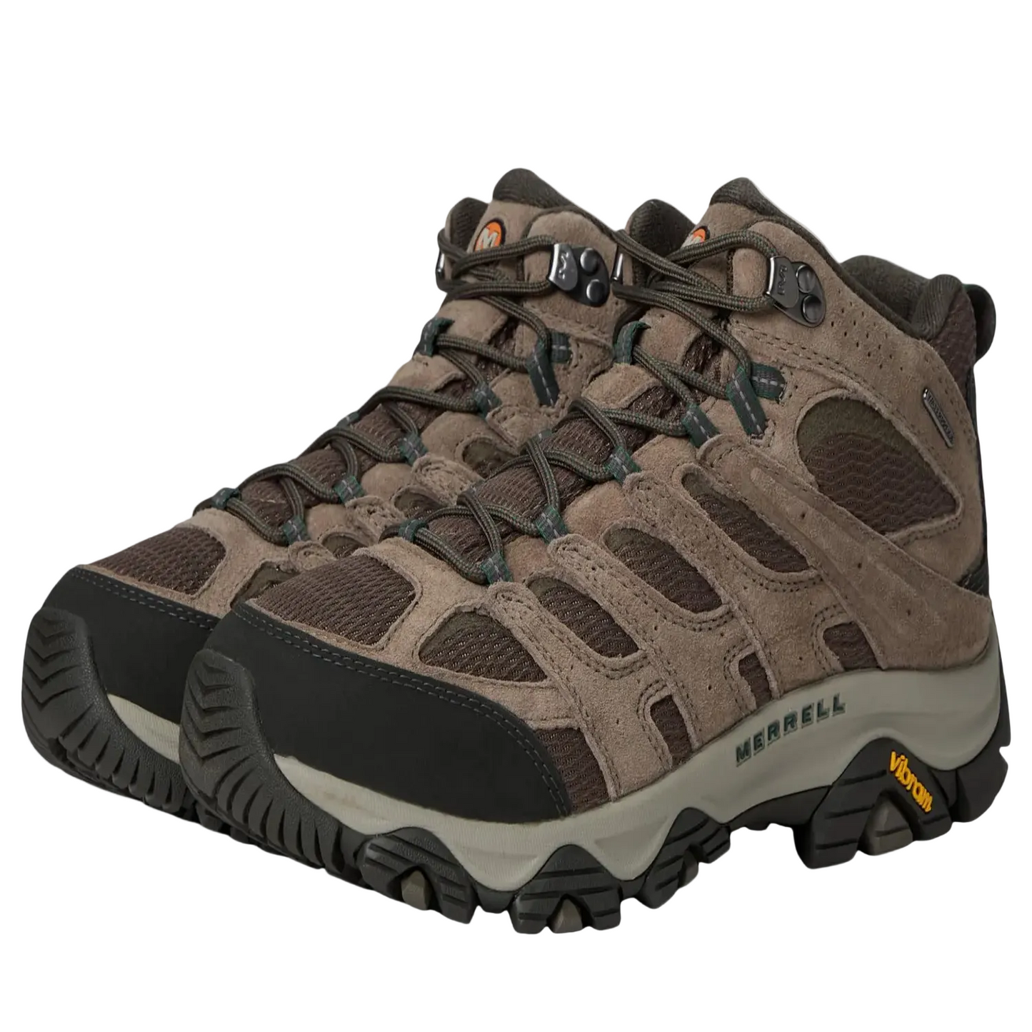 Merrell Men's Moab 3 Mid Waterproof Hiking Boots, Boulder - Ndoros
