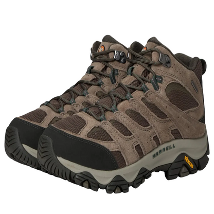 Merrell Men's Moab 3 Mid Waterproof Hiking Boots, Boulder - Ndoros