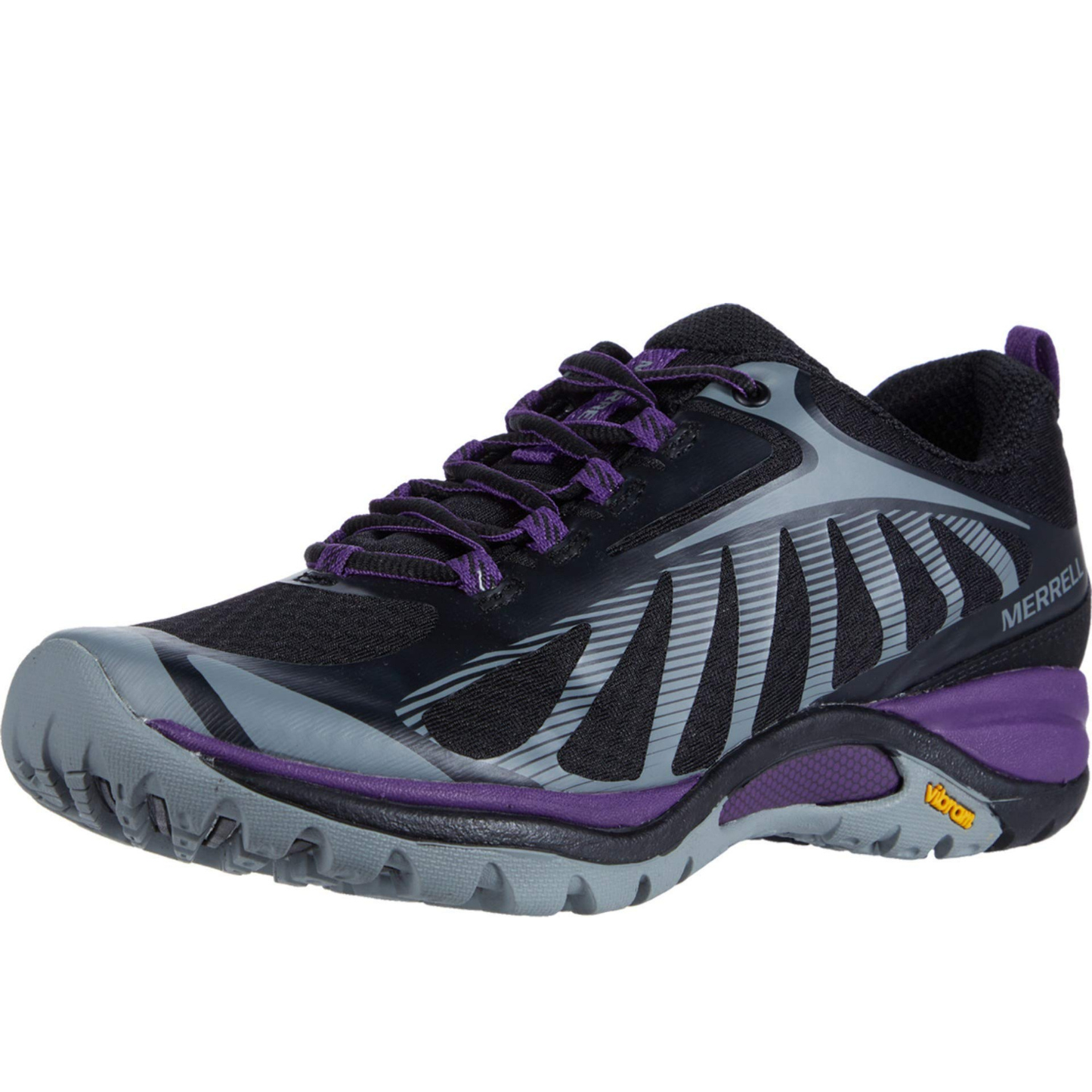 Merrell Women's Siren Edge 3 Hiking Shoes, Black/Acai - Ndoros