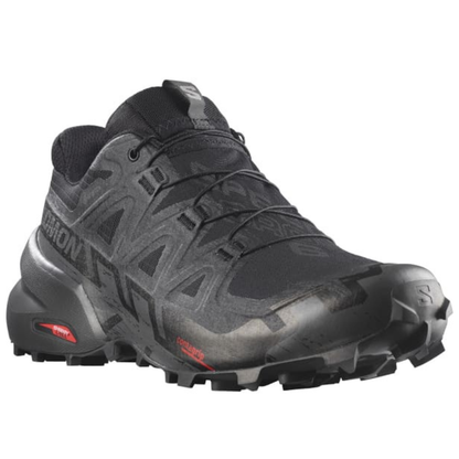 Salomon Woman Speedcross 6 Black/Black/Phantom Trail Running Shoes - Ndoros