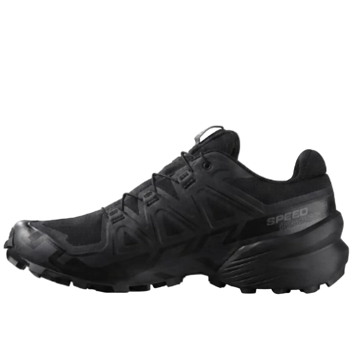 Salomon Speedcross 6 Wide Fit, Black/Black/Phantom Men's Trail Running Shoes - Ndoros