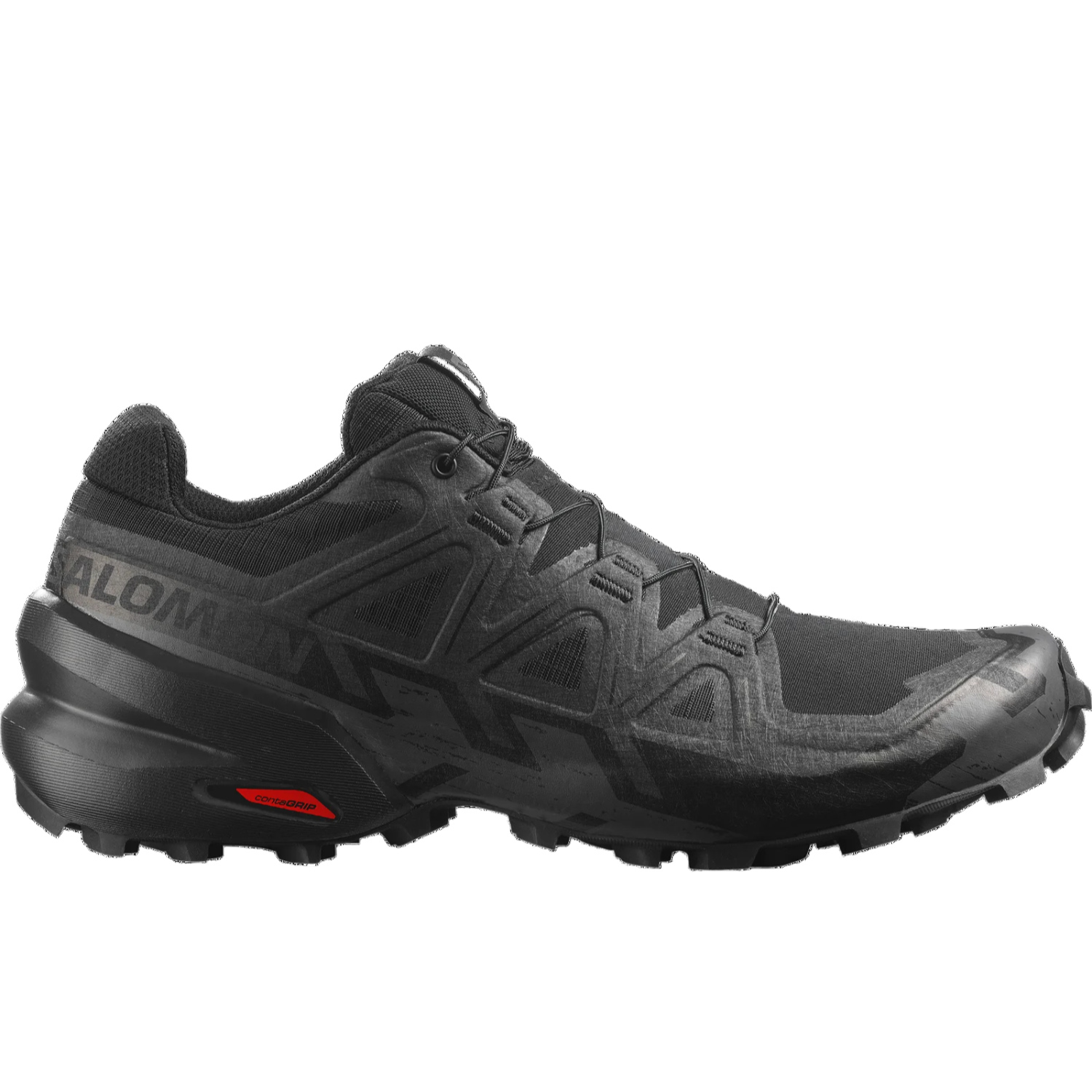 Salomon Speedcross 6 Black/Black/Phantom Men's Trail Running Shoes - Ndoros