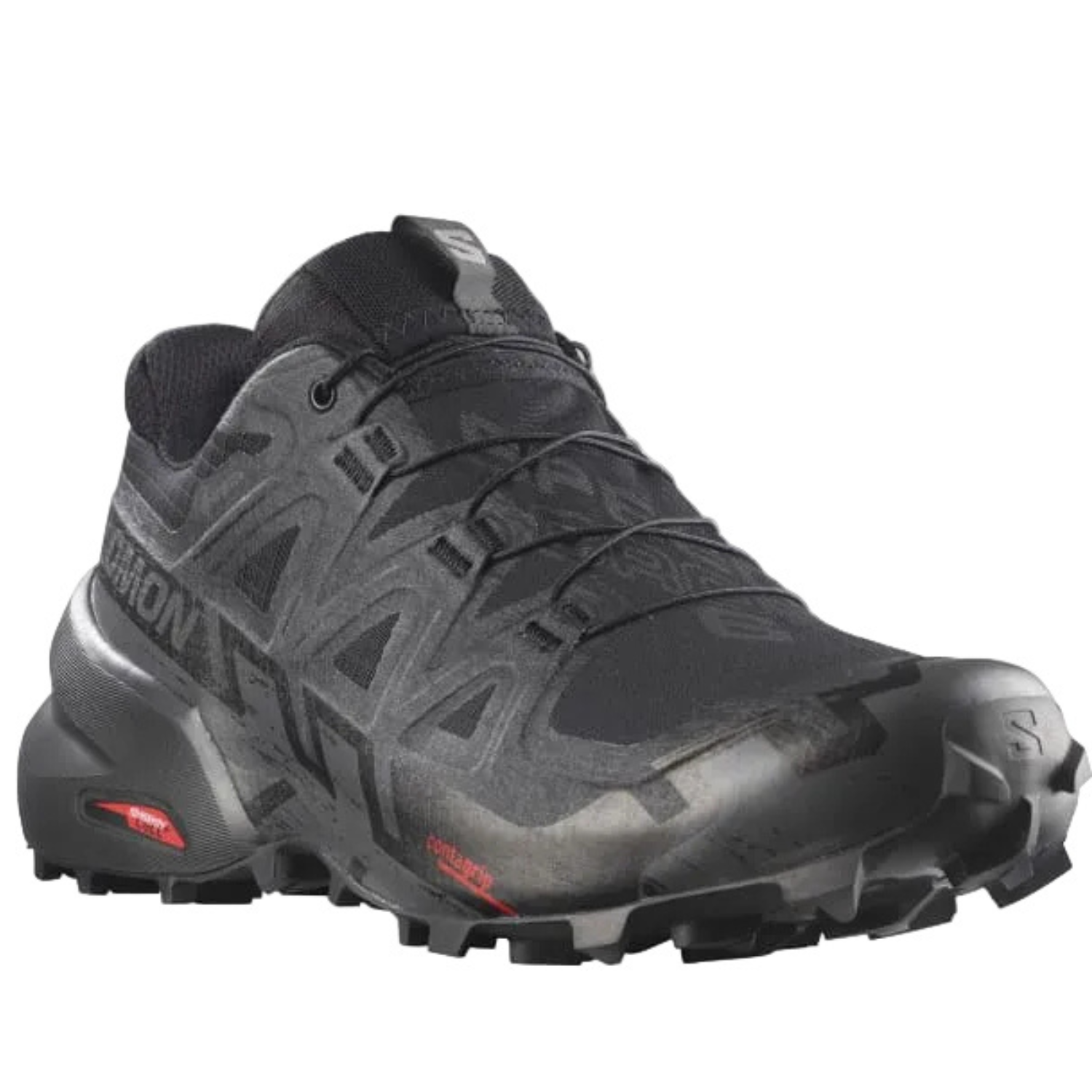 Salomon Speedcross 6 Black/Black/Phantom Men's Trail Running Shoes - Ndoros
