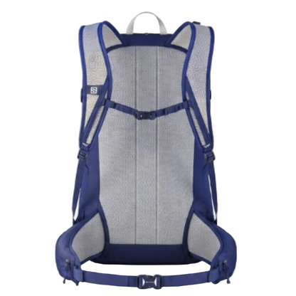 Salomon Trailblazer Unisex 30 Liter Casual Backpack, Mazarine Blue/Ghost Gray - Ndoros