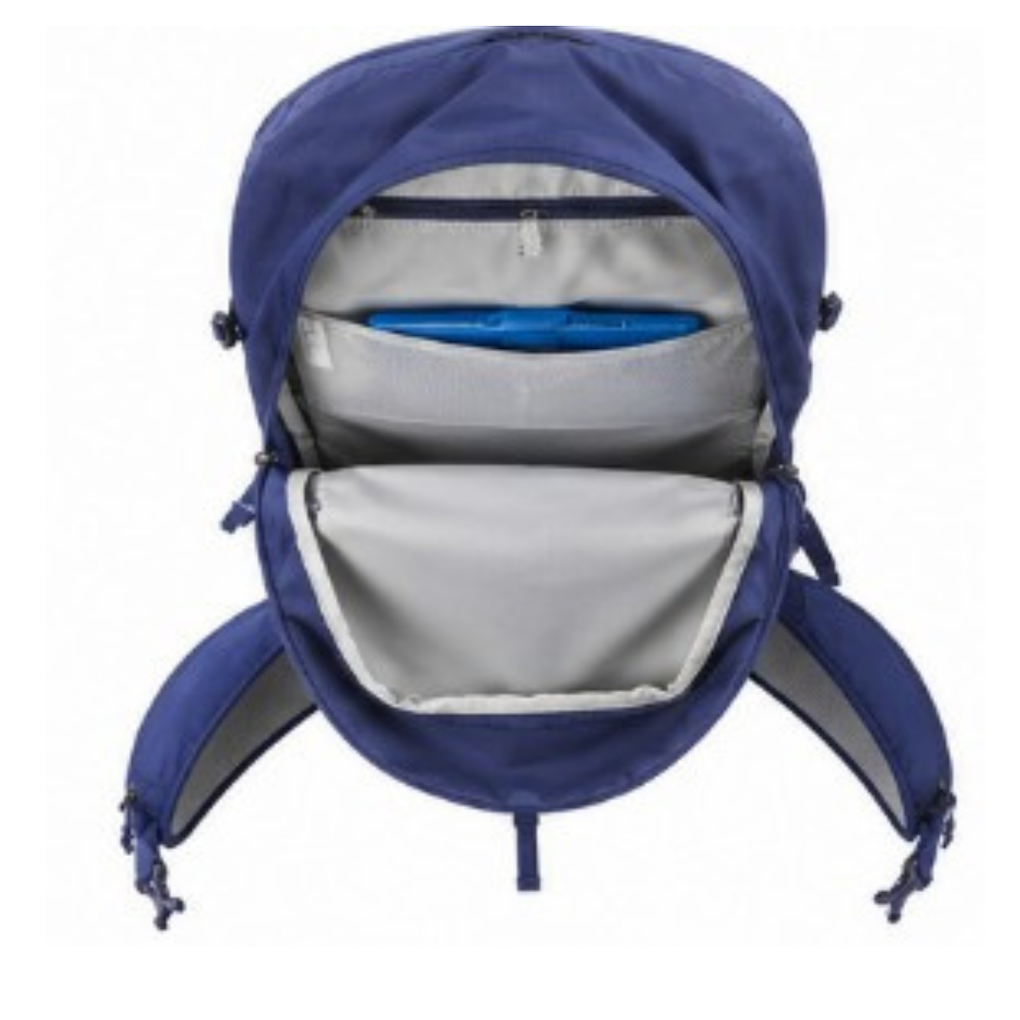 Salomon Trailblazer Unisex 30 Liter Casual Backpack, Mazarine Blue/Ghost Gray - Ndoros
