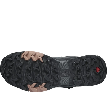Salmon X Ultra 4 Leather Mid GTX Women's Hiking Waterproof Running Boots - Ndoros