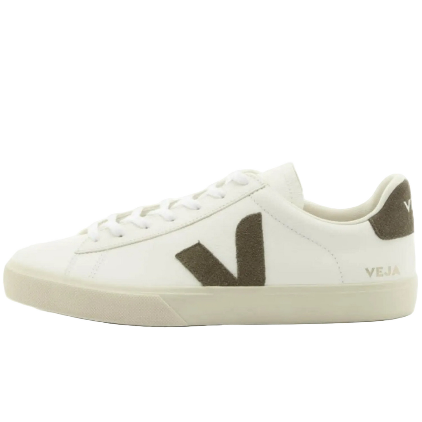 Veja Men's Campo Shoe, Extra White/Khaki