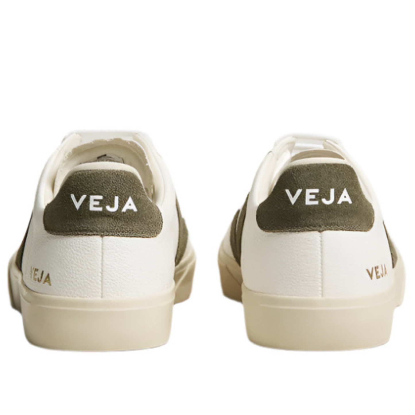 Veja Men's Campo Shoe, Extra White/Khaki
