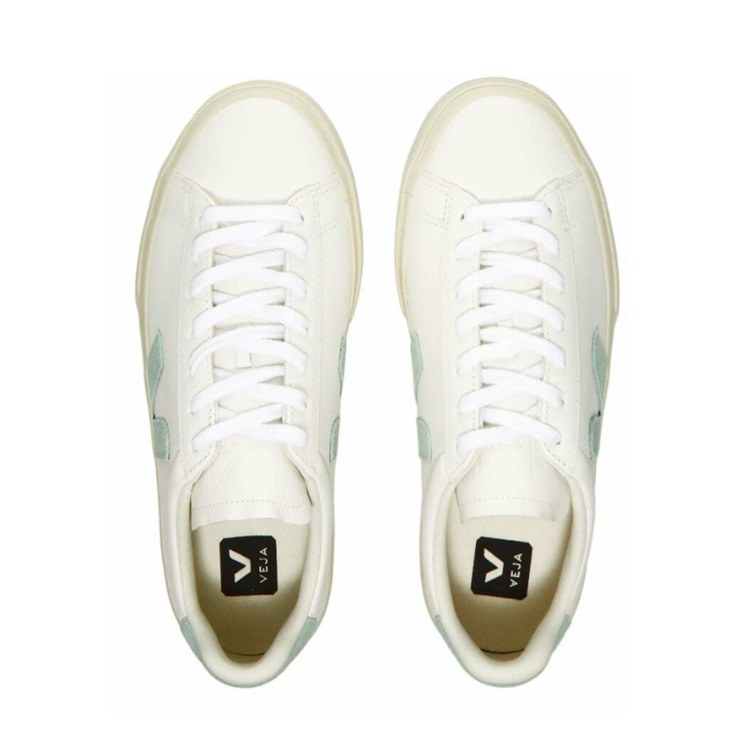 Veja Men's Campo Leather Shoe, Matcha