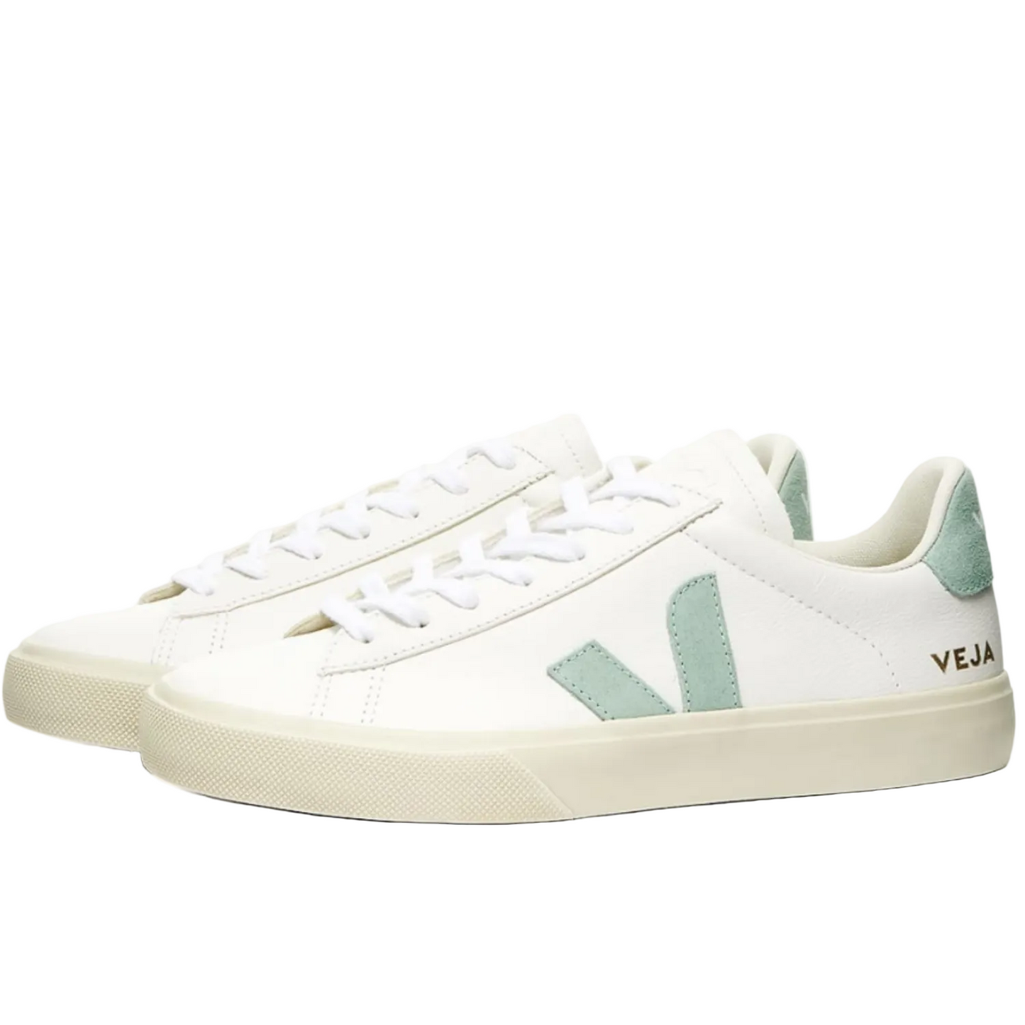 Veja Men's Campo Leather Shoe, Matcha