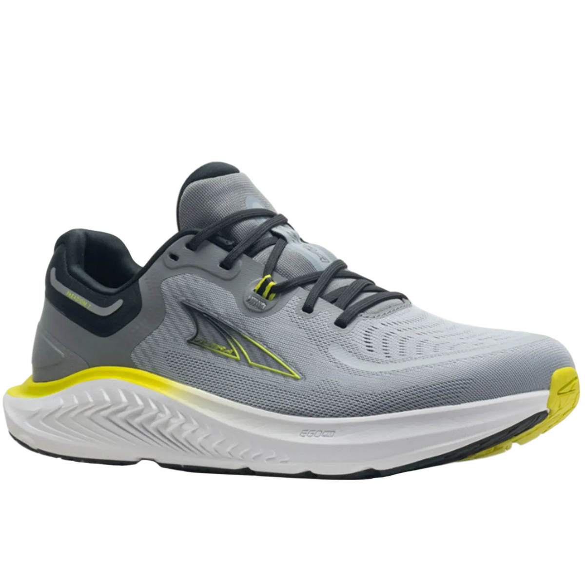 Altra Paradigm 7 7 Road Running Shoes For Men, Gray/Lime