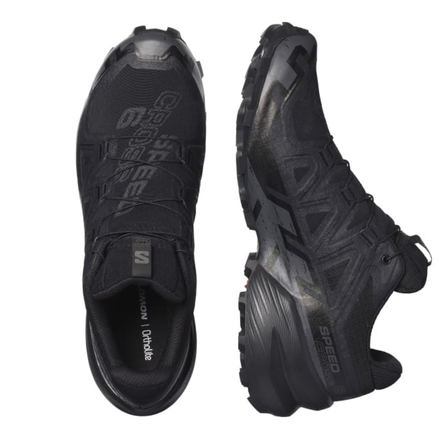 Salomon Woman Speedcross 6 Black/Black/Phantom Trail Running Shoes - Ndoros