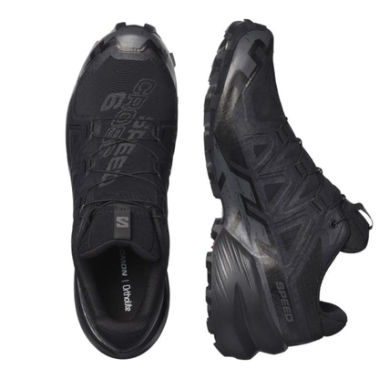 Salomon Woman Speedcross 6 Black/Black/Phantom Trail Running Shoes - Ndoros