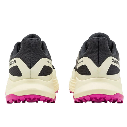 Salomon Women's Ultra Flow Trail Running Shoes - Black / Transparent Yellow / Rose Violet - Ndoros
