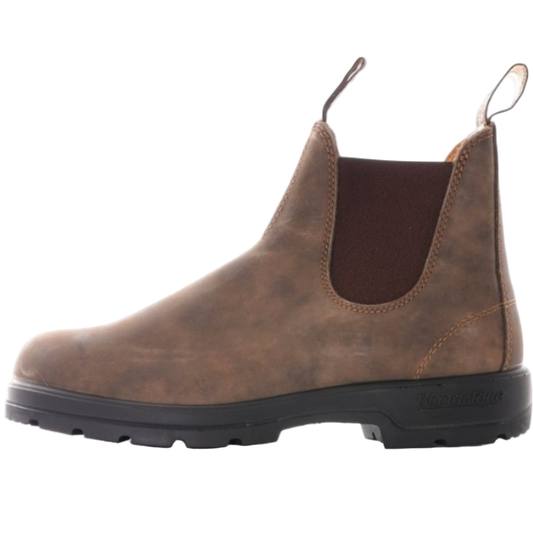 Blundstone 585 Original Series Unisex Chelsea Boots, Rustic Brown - Ndoros