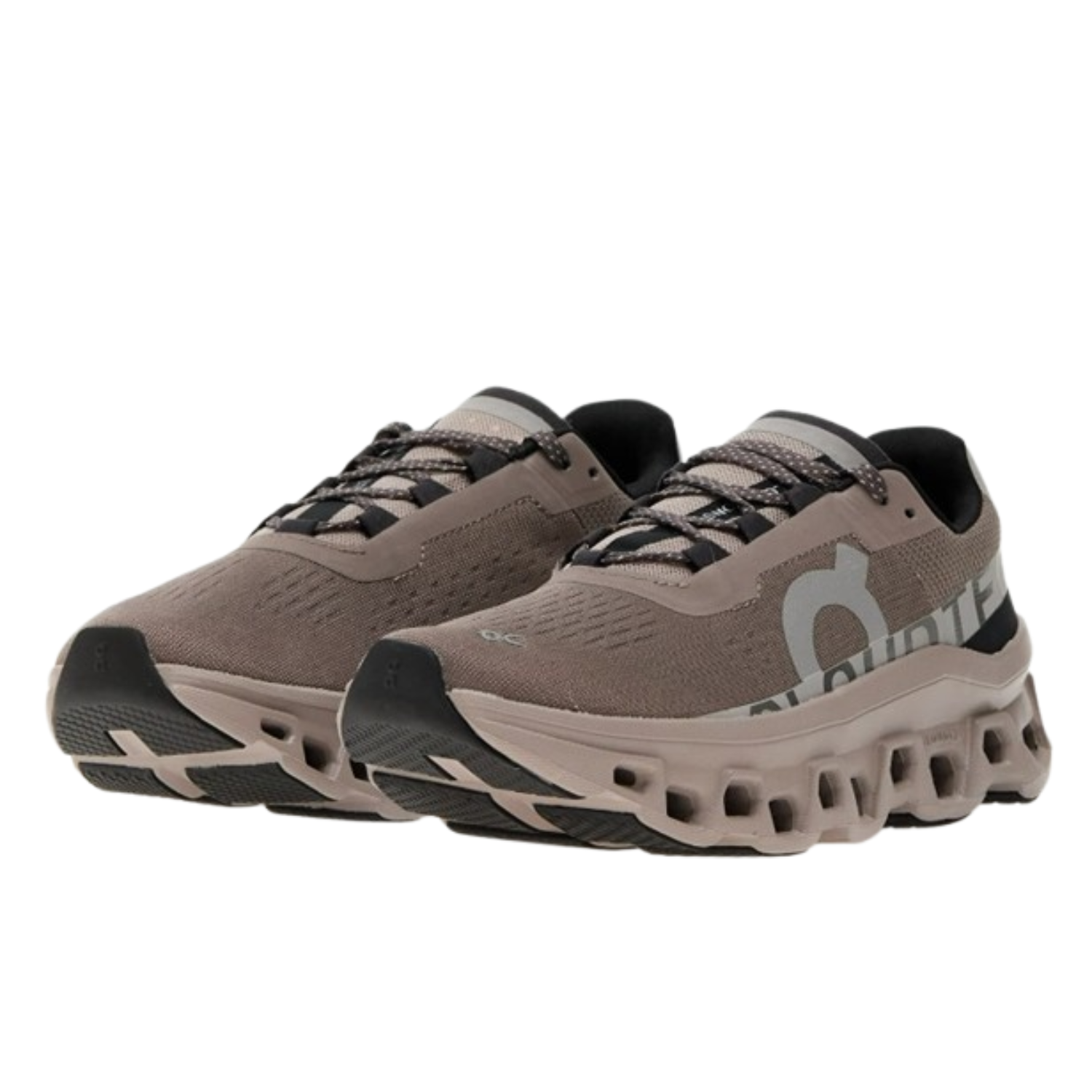 On Cloud Women's Cloudmonster  Running Shoes, Cinder / Fog - Ndoros