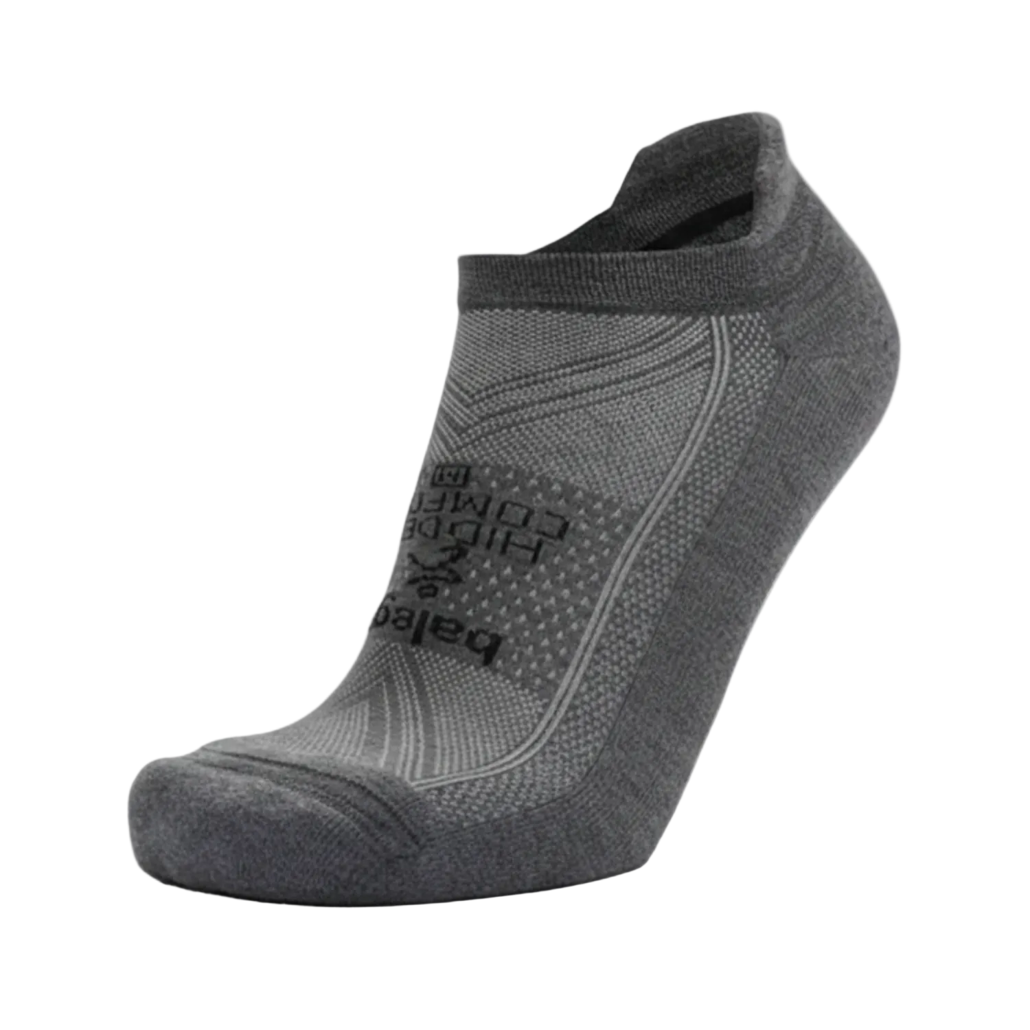 Balega Hidden Comfort Performance No Show Athletic Running Socks Unisex, Charcoal - Ndoros