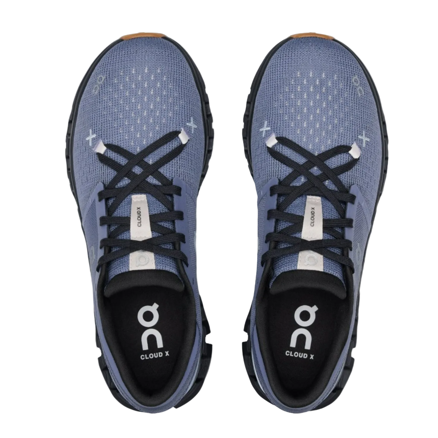 On Cloud Women's Cloud X 4 Running Shoes, Feather / Black - Ndoros