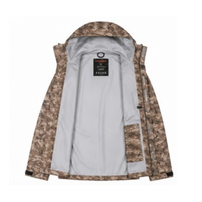 Grundens Men’s Neptune Jacket, Refraction Camo Stone