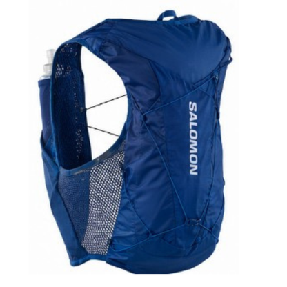 Salomon Unisex Advance Skin 12 | 12 Liter Hydration Trail Running Vest, Maritime Blue, Small