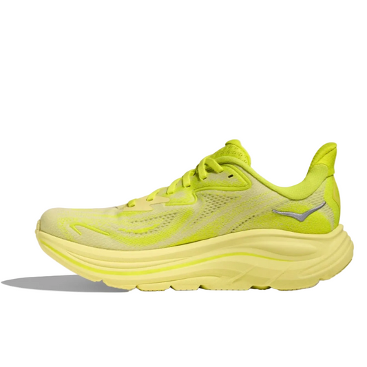 Hoka Clifton 10 Women Cushioned Runing Shoes, Neon Hoka Citrus/Sunlight - Ndoros