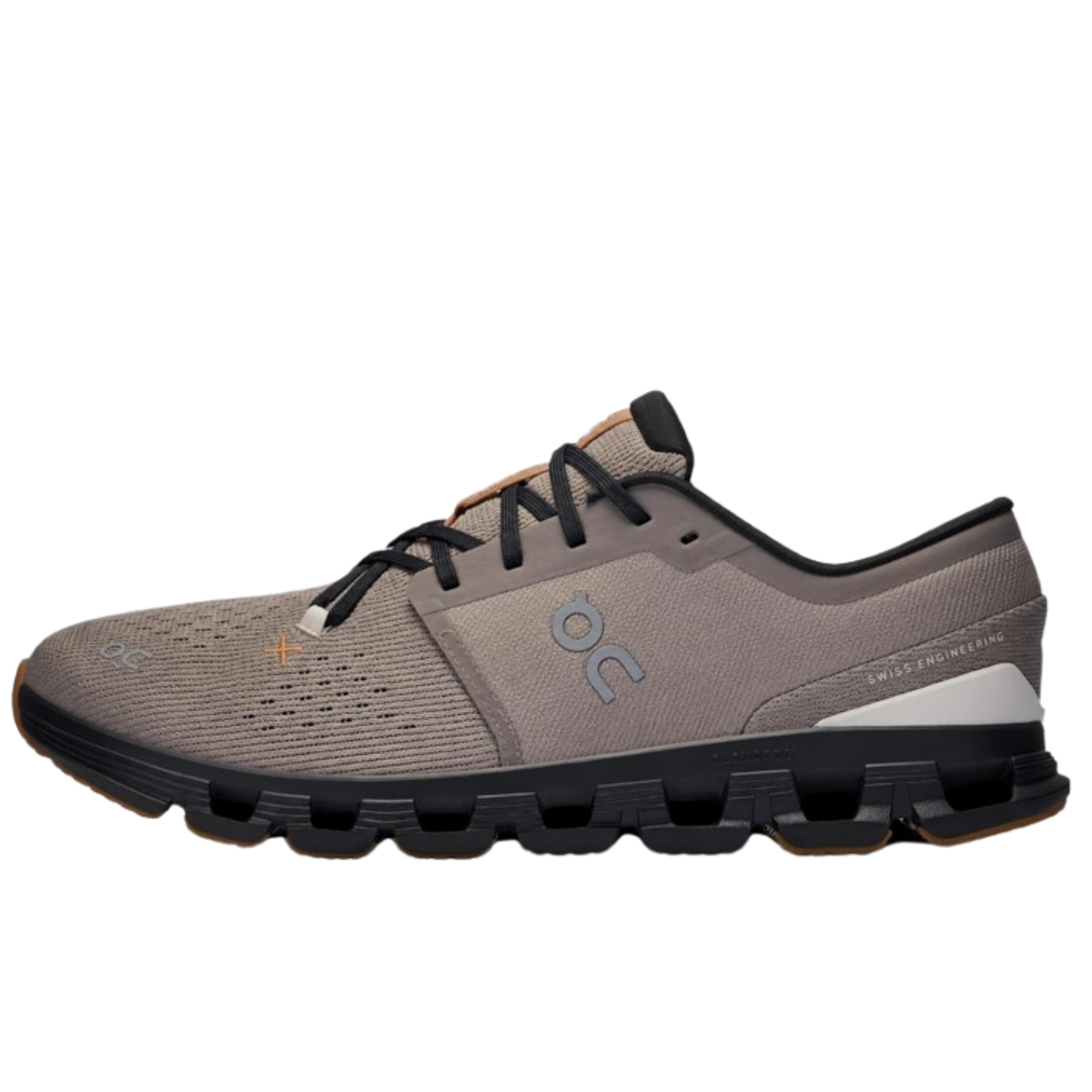 On Cloud Men's Cloud X 4 Running Shoes, Fog / Black - Ndoros