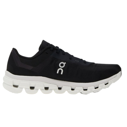 On Cloud Men's Cloudflow 4  Running Shoes, Black White