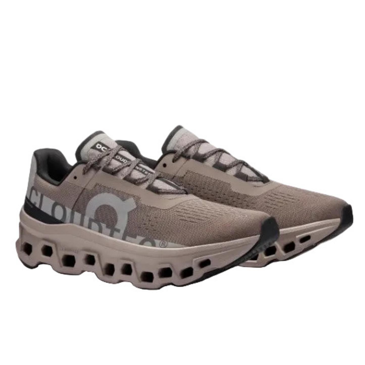 On Cloud Men's Cloudmonster  Running Shoes, Cinder / Fog - Ndoros