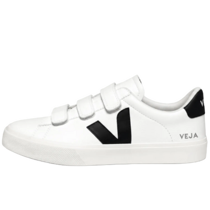 Veja Women's Recife Logo Sneakers, Extra White -Black