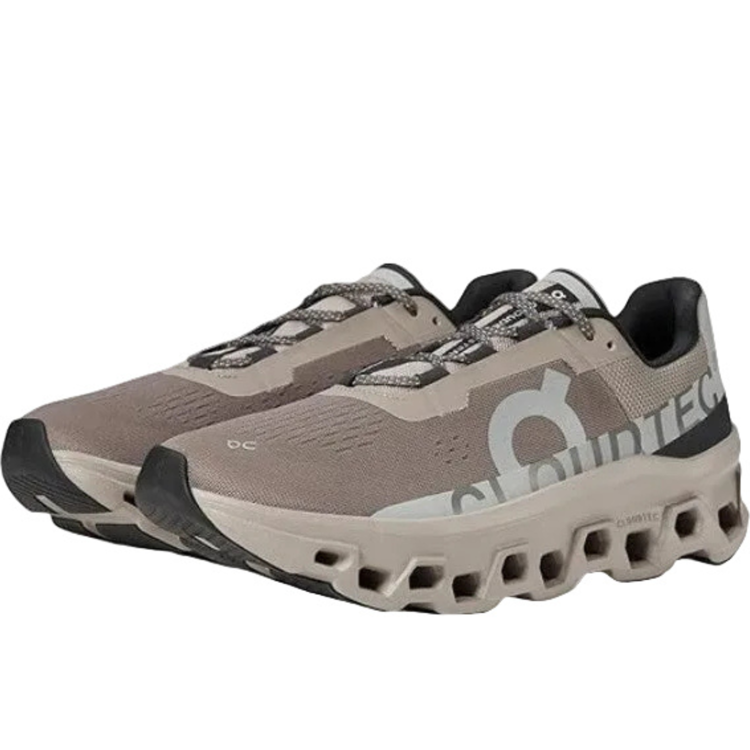 On Cloud Men's Cloudmonster  Running Shoes, Cinder / Fog - Ndoros