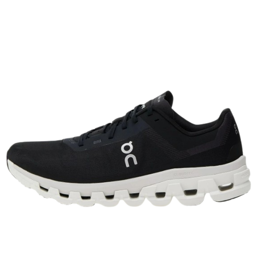 On Cloud Men's Cloudflow 4  Running Shoes, Black White