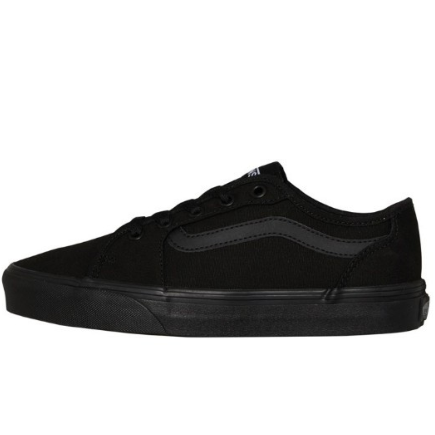 Vans Women's Filmore Decon Sneaker Canvas Black Black - Ndoros