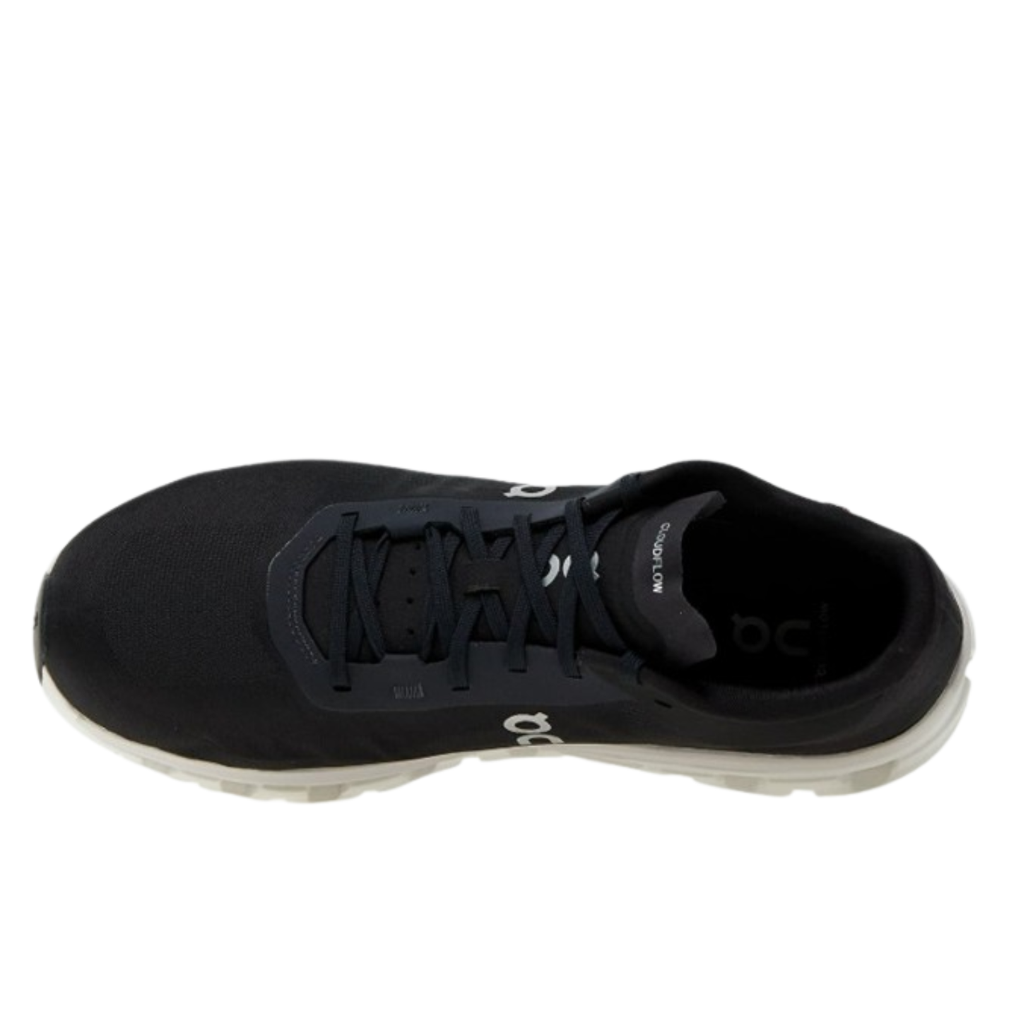 On Cloud Men's Cloudflow 4  Running Shoes, Black White