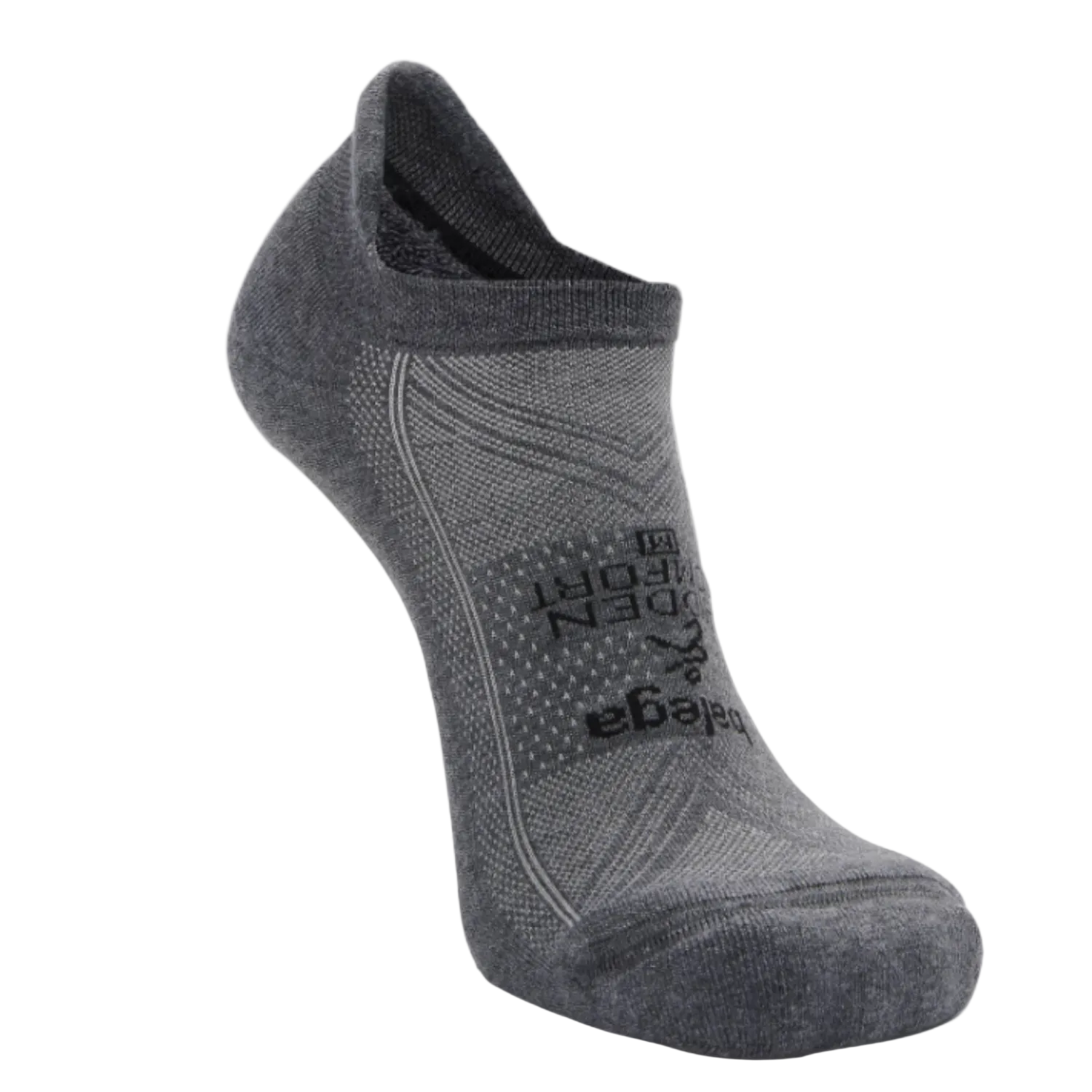 Balega Hidden Comfort Performance No Show Athletic Running Socks Unisex, Charcoal - Ndoros