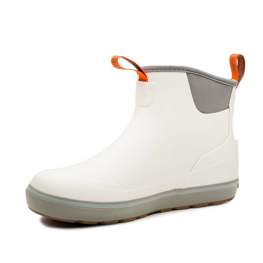 Grundens Men’s Deck-Boss Ankle Boot Waterproof, Waterproof,  White Squall - Ndoros