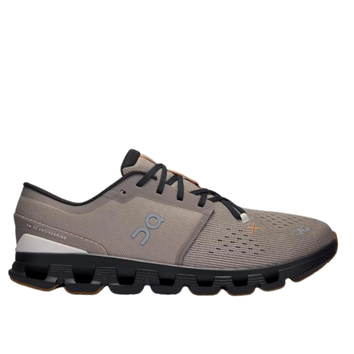 On Cloud Men's Cloud X 4 Running Shoes, Fog / Black - Ndoros