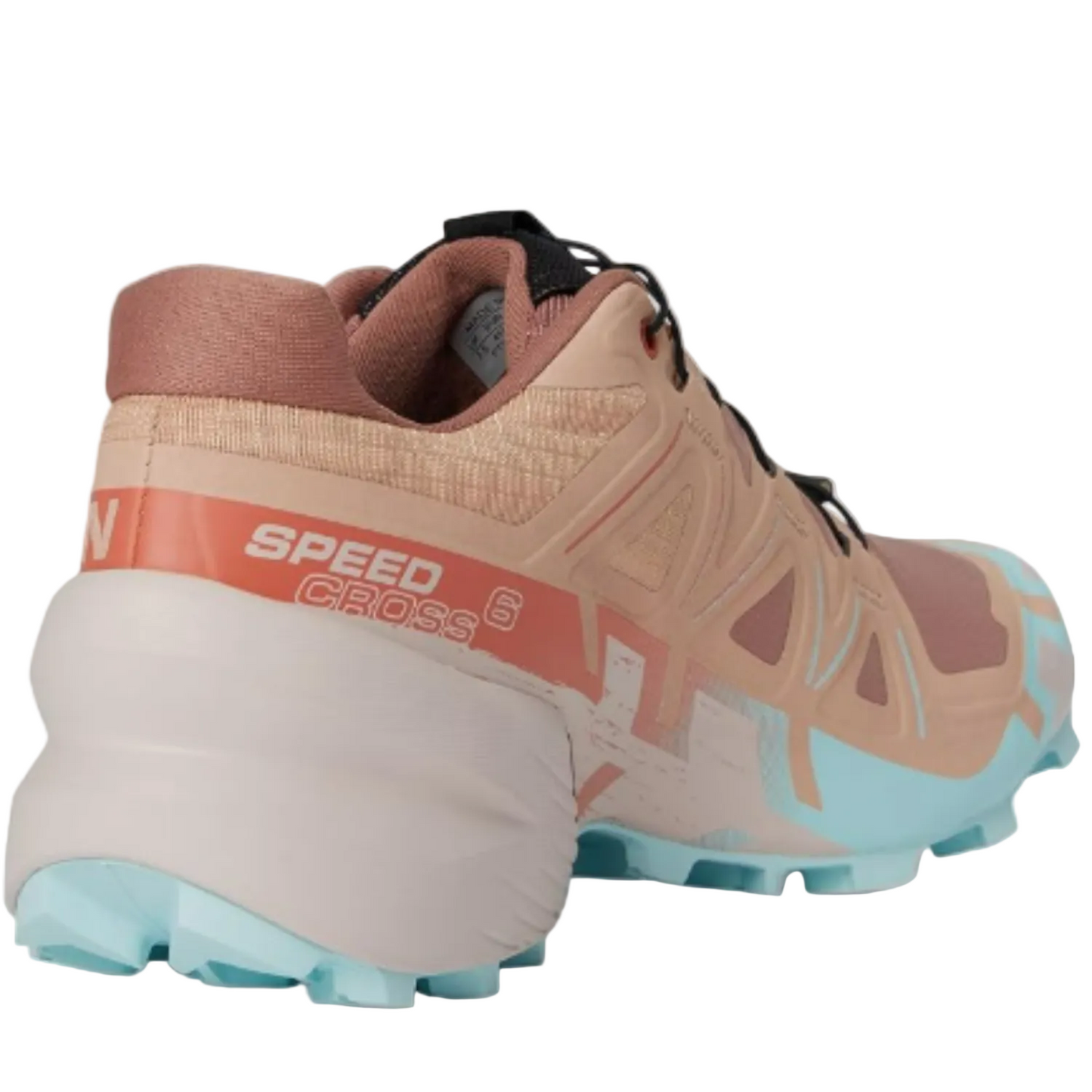 Salomon Women's Speedcross 6 Sneaker, Mahogany Rose/Hushed Violet/Iced Aqua - Ndoros