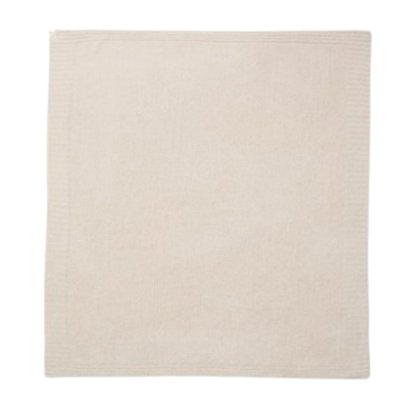 Barefoot Dreams CozyChic Heirloom Receiving Blanket, Stone