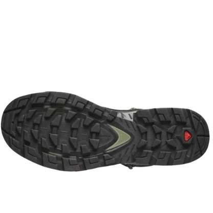 Salomon Men's Quest Element Gore-Tex, Waterproof Neutral Leather Hiking Boots - Black/Deep Lichen Green/Olive Night - Ndoros