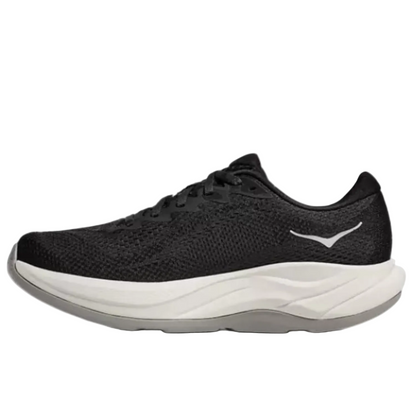 Hoka Rincon 4 Women Cushioned Runing Shoes, Black/White - Ndoros