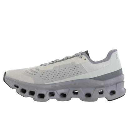 On Cloud Men's Cloudmonster  Running Shoes, Ice / Alloy
